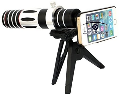 Lens tele cho điện thoại ống kính zoom 5x-15x đa năng