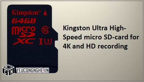 Thẻ nhớ Micro SD Kingston 32GB 90MBs đọc, 80MBs ghi hỗ trợ video 2K 4K
