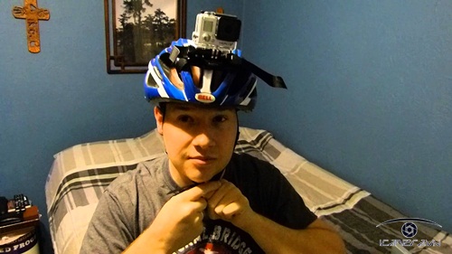 Dây đeo gắn trên Mũ bảo hiểm cho camera GoPro Hero - Camera SJcam