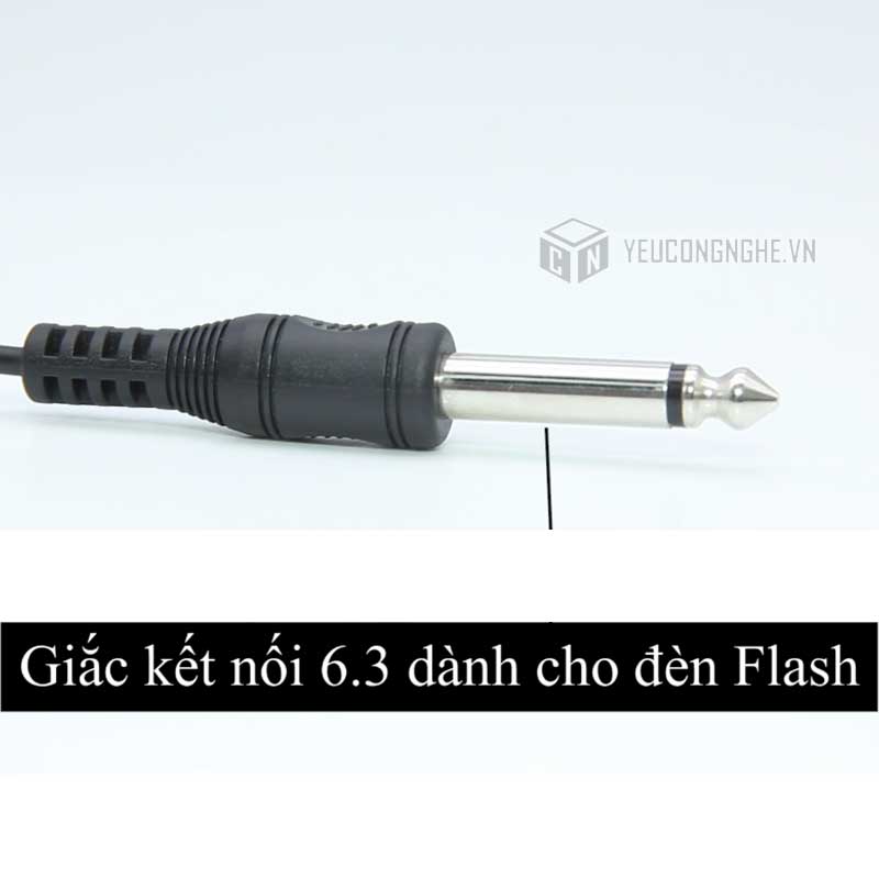 Cáp kết nối 6.3mm cho flash và trigger
