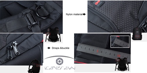 Balo máy ảnh Eirmai Camera Backpack cỡ trung cho máy Canon, Sony, Fujifilm EMB-DA311B