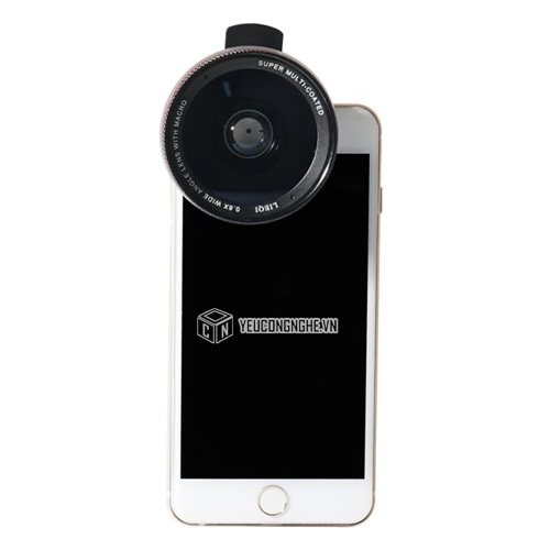 Ống kính 2 trong 1 chụp ảnh smartphone góc rộng - macro LIEQI LQ-025