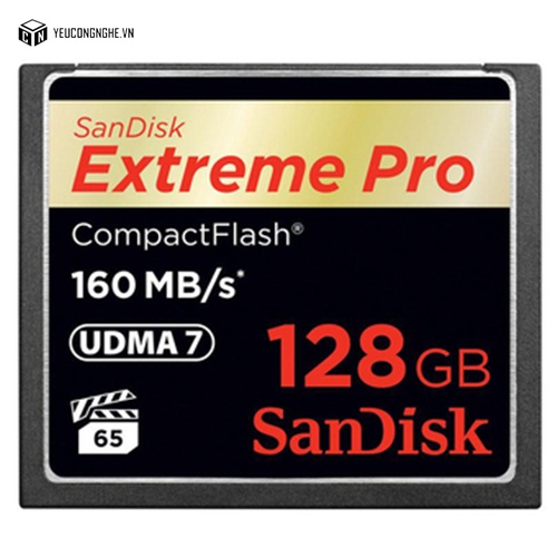 Thẻ nhớ Extreme CF PRO 128GB Sandisk tốc độ 160MB/s SDCFXPS-128G-X46