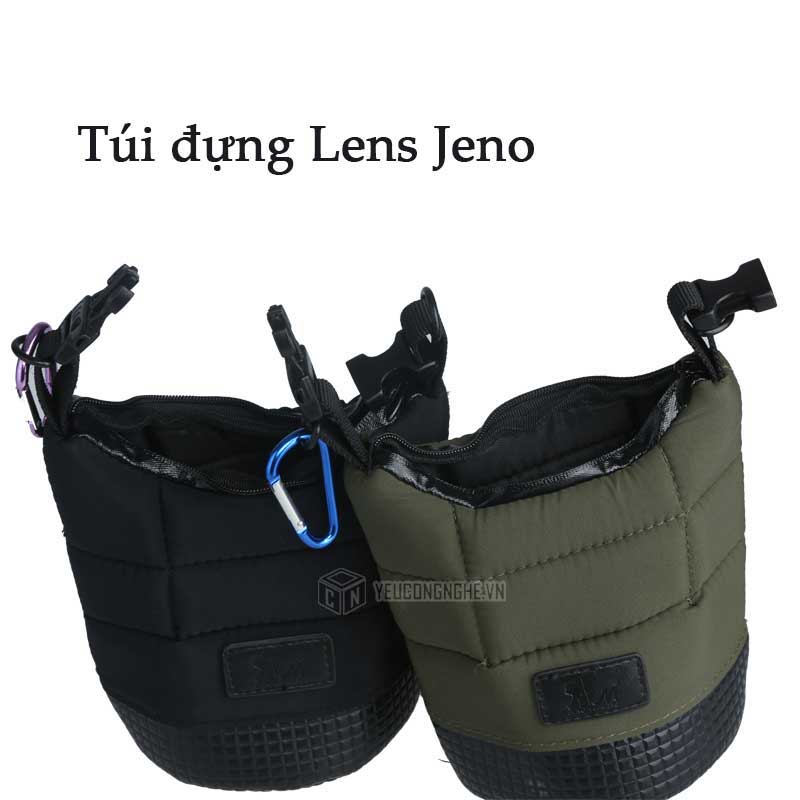 Túi đựng lens chống va đập chất liệu phao Jeno cỡ trung