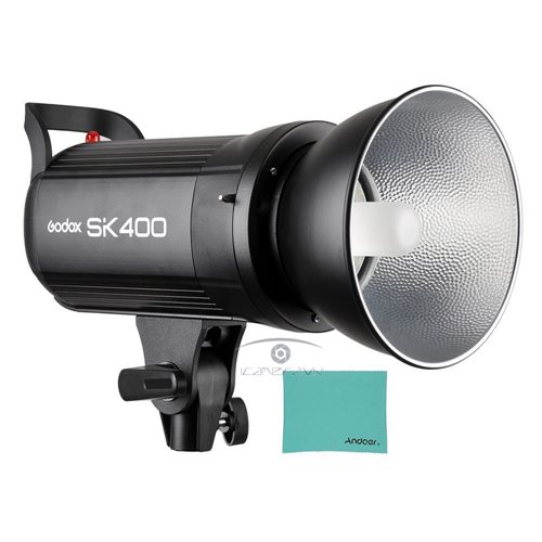 Đèn flash Godox SK400 chụp ảnh trong studio chuyên nghiệp