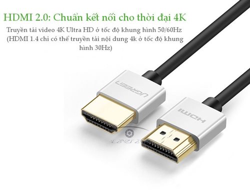 Dây cáp tín hiệu HDMI Ugreen 1.5m có Ethernet