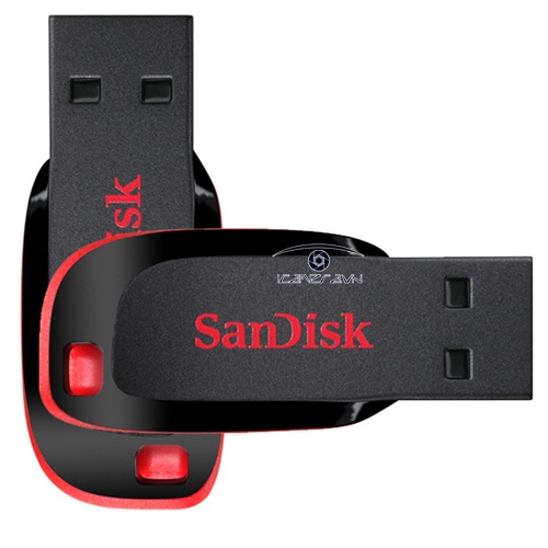 USB CZ50 màu đen viền đỏ 16GB Sandisk 2.0 SDCZ50-016G-B35