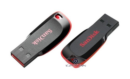 USB CZ50 màu đen viền đỏ 32GB Sandisk SDCZ50-032G-B35