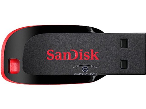 USB CZ50 màu đen viền đỏ 64GB Sandisk 2.0 SDCZ50-164G-B35