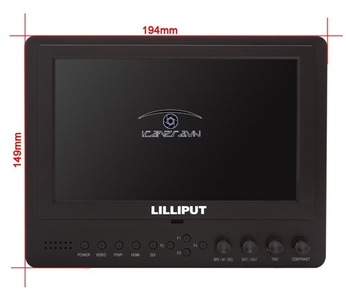 Màn hình 7 inch Lilliput Monitor cổng HDMI, YPbPr, AV 665GL-70NP/HO/Y
