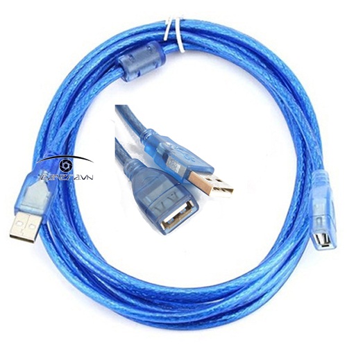 Cáp nối USB chuẩn 2.0 dài 5m USB 2.0 AM-  AF Cable Blue