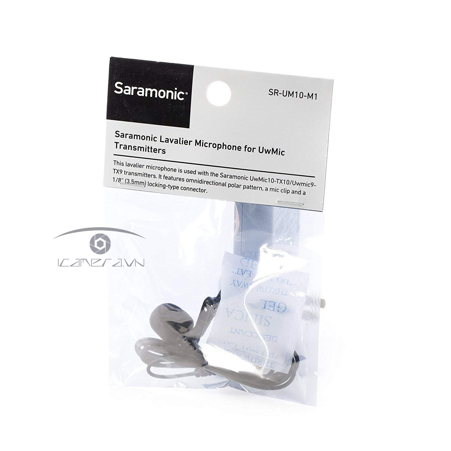 Micro cài áo Saramonic Lavalier SR-UM10-M1 sử dụng cho UWMIC9, UWMIC10