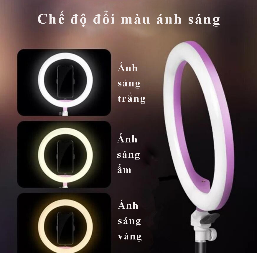 Đèn LED ring mini ZD666, thiết bị quay phim, livestream, chụp ảnh