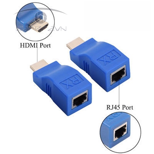 Bộ kéo dài HDMI qua cáp mạng Cat5E/6 chuẩn RJ45 30m