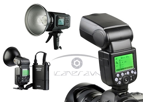Đèn Flash Godox cho Canon V860II TTL kèm pin Lithium-ion