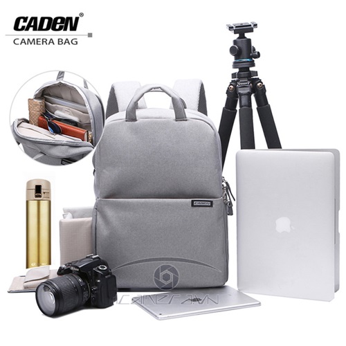 Balo Caden L5-3 cỡ lớn đựng máy ảnh, laptop, phụ kiện
