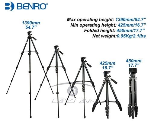 Chân máy ảnh Benro T560 bán tại Hà Nội và ship toàn quốc