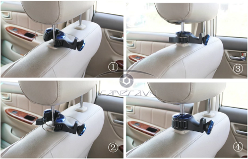 Giá đỡ điện thoại CS-G03 dạng dính nam châm gắn sau ghế ô tô