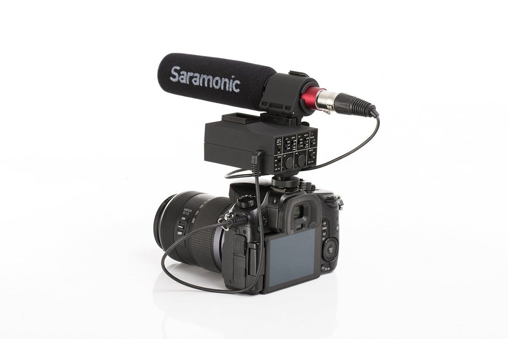 Micro shotgun định hướng Saramonic SR-NV5 thu âm chuyên nghiệp cho máy ảnh, máy quay
