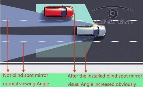 Gương phụ ô tô 3R-035 gắn kính chiếu hậu tăng tầm quan sát cho xe hơi