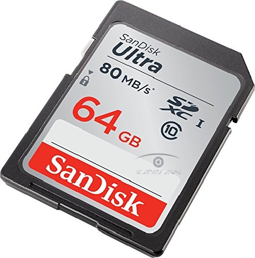 Thẻ nhớ SDXC SanDisk Ultra 64GB tốc độ 80MB/s SDSDUNC-064G-GN6IN