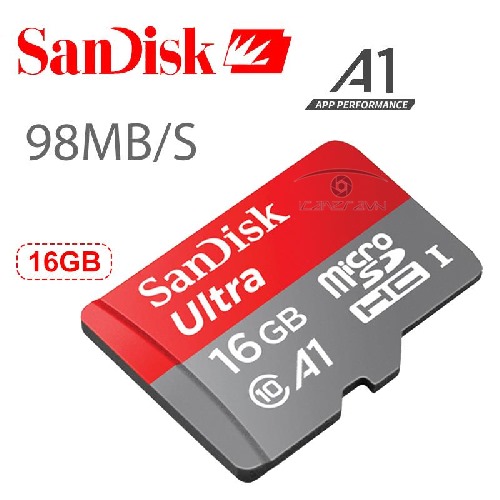Thẻ nhớ Micro SDHC Sandisk 16GB 98MB/s SDSQUAR-016G-GN6MN