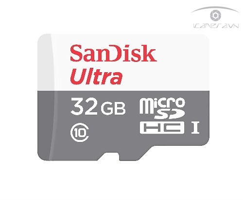 Thẻ Nhớ MicroSDXC SanDisk Ultra 32GB 80MB/s chính hãng SDSQUNS-032G-GN3MN