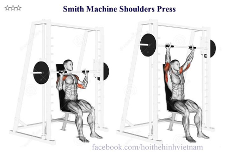 Smith Machine Shoulders Press