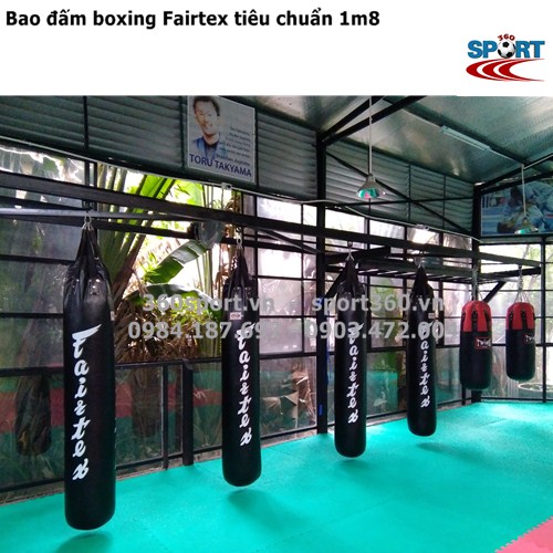 Bao đấm boxing Fairtex tiêu chuẩn 1m8 chuyên dùng phòng tập