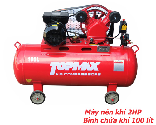 máy nén khí TOPMAX 2HP, máy bơm hơi topmax, máy nén hơi 2HP 