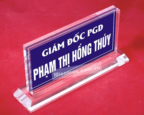 Kệ chức danh mica KCD-2908