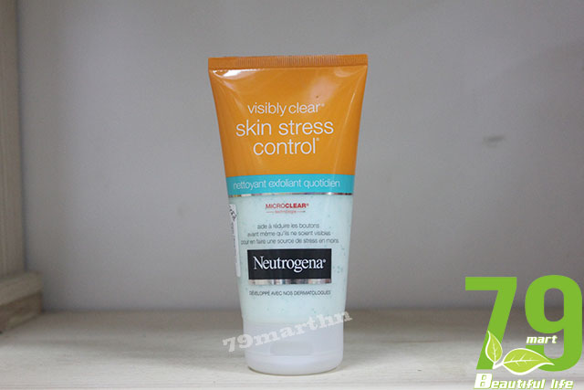 Sữa rửa mặt  NEUTROGENA Skin Stress control -150ml