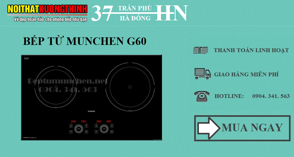 Bếp từ Munchen sử dụng linh kiện IC5