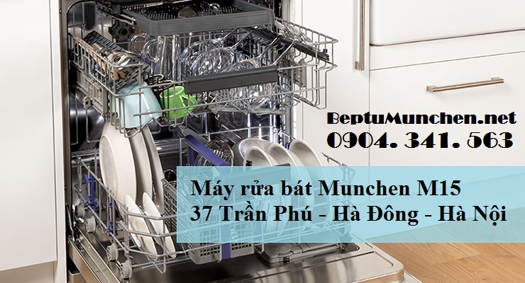 Máy rửa bát Munchen M15 là thương hiệu máy rửa bát nổi tiếng của Đức