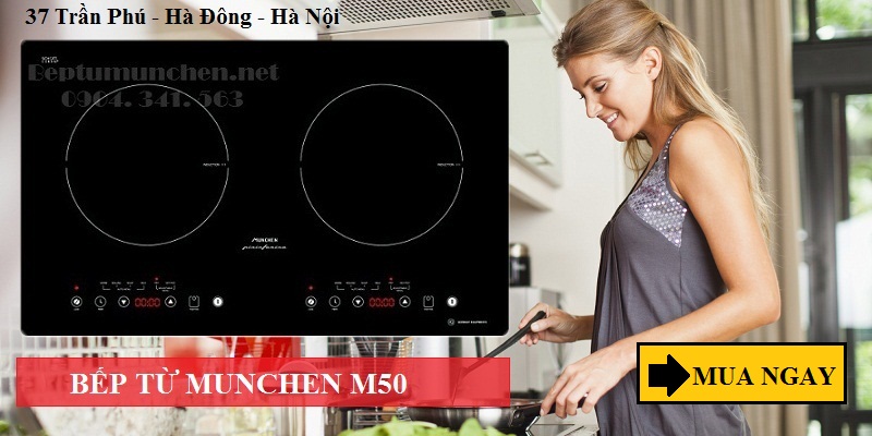 bếp từ Munchen có chức năng có chức năng hẹn giờ định dạng sẵn