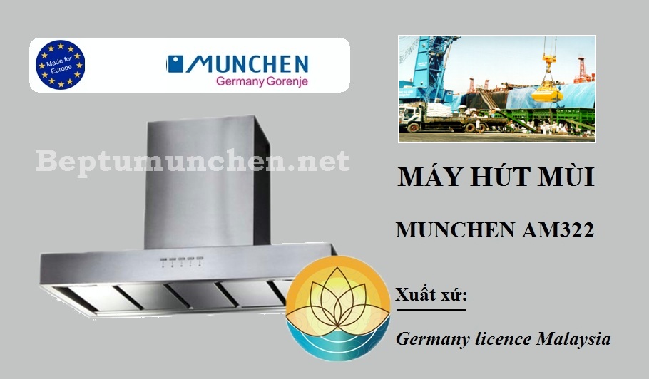 Máy hút mùi Munchen nhập khẩu chính hãng