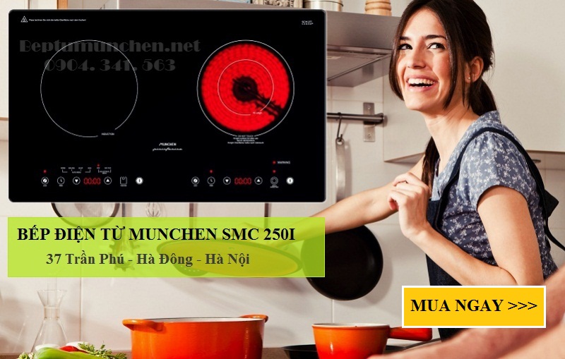 sử dụng bếp điện từ munchen smc 250i an toàn