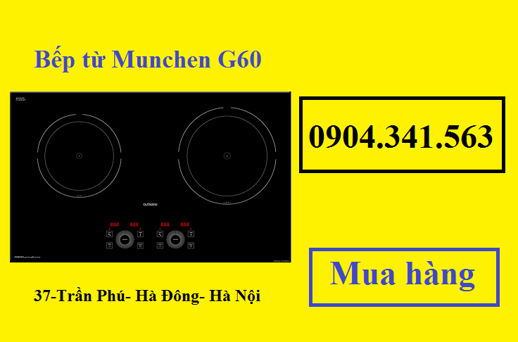 Bếp từ Munchen G60 nhanh nhạy, an toàn