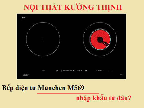 Bếp điện từ Munchen M569 nhập khẩu từ đâu?