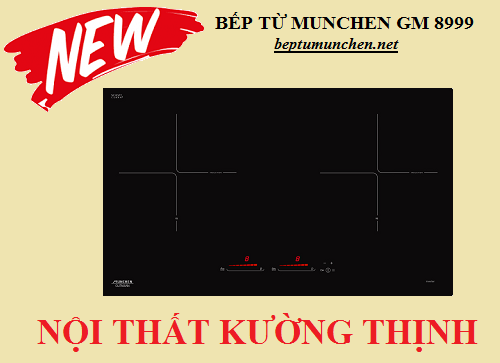 Bếp từ Munchen GM 8999 bước đột phá từ thiết kế đến tính năng