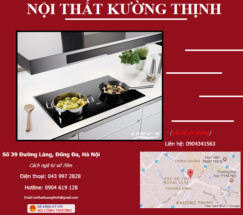 Đại lý bếp điện từ Chefs nào uy tín tại Hà Nội?