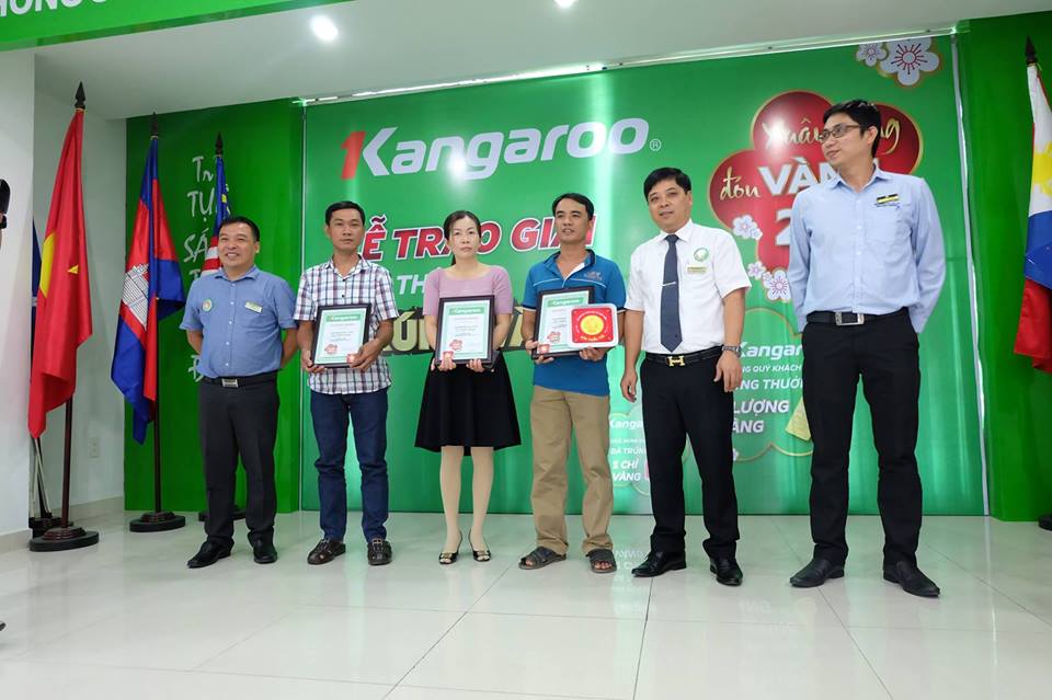 Chúc mừng khách hàng đầu tiên trúng vàng tại KangarooStore.vn