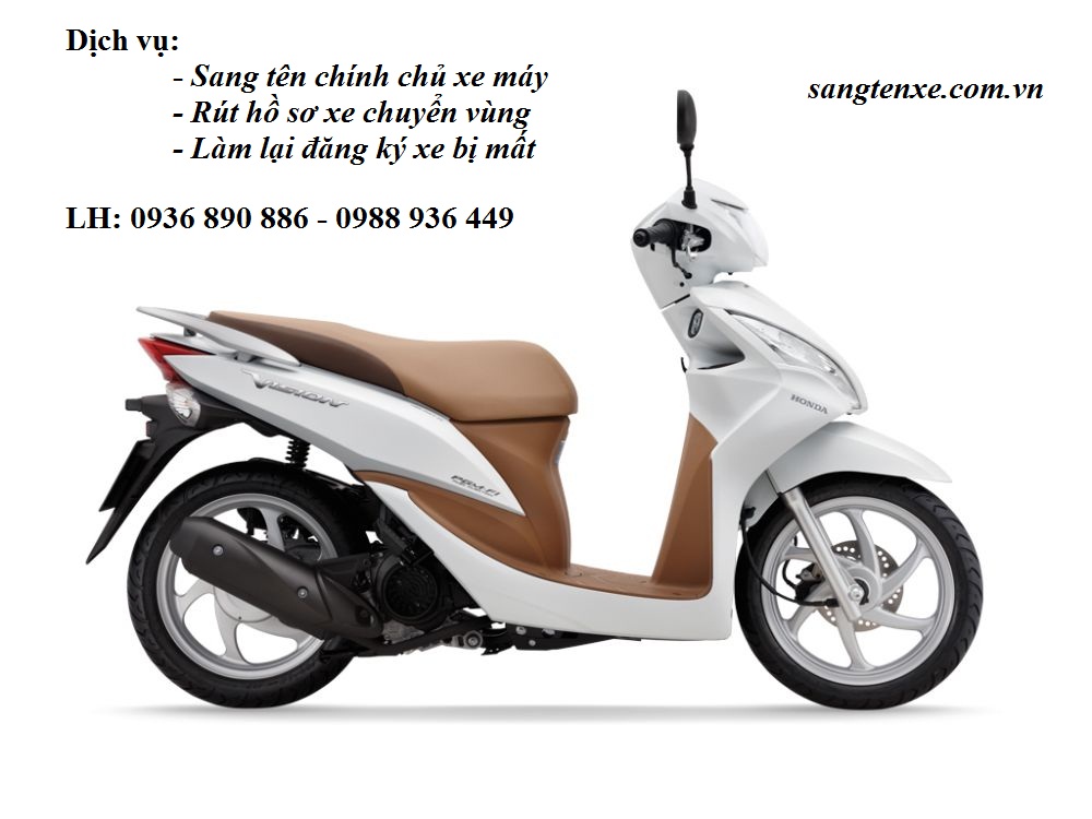 Dịch vụ rút hồ sơ xe máy tại Hà Nội