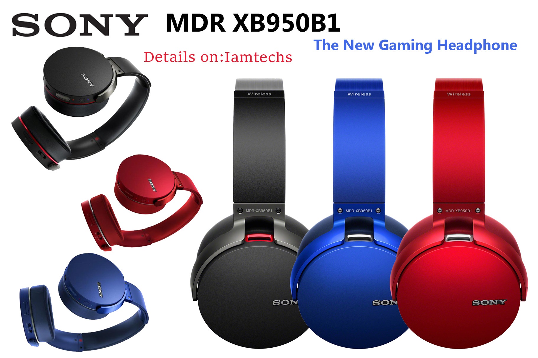 Tai nghe bluetooth Sony MDR-XB950B1