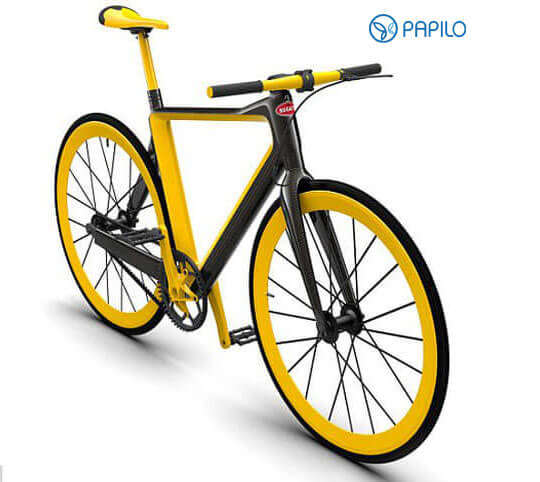Xe đạp nhẹ nhất thế giới  - xe đạp buggati